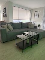 Graues Ecksofa