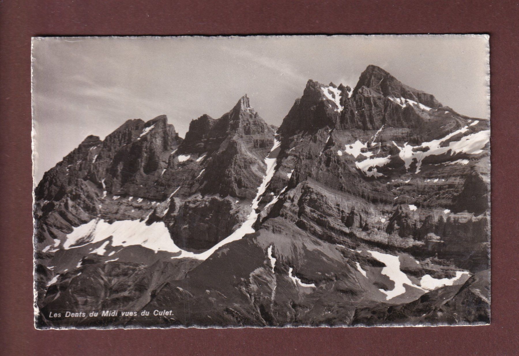 Ansichtskarten: DENTS DU MIDI vues du Culet – Gebraucht aus Pully von nicecards-shop
