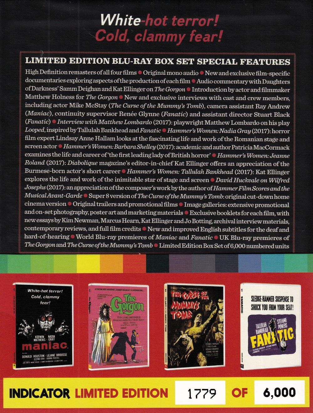 Tutti i DVDs: Hammer Volume One (OV) [Blu-ray] – Nuovo e nell'imballaggio originale da Bitsch venduto da Melando 1
