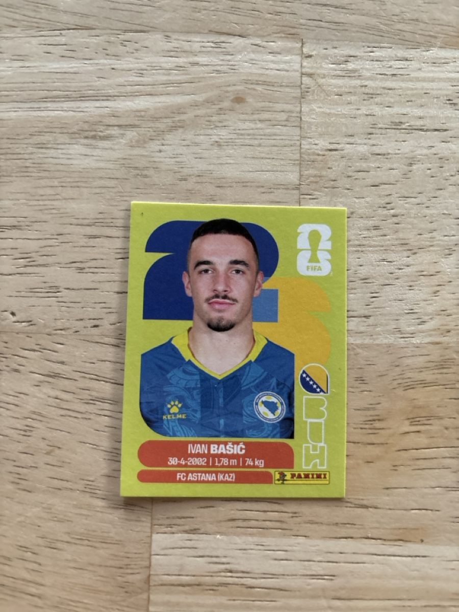 Panini Carte collezionabili: Panini Sticker FIFA WM 2026 Ivan Basic BIH 12 – Nuovo (secondo la descrizione) da Rebstein venduto da wendy321meins