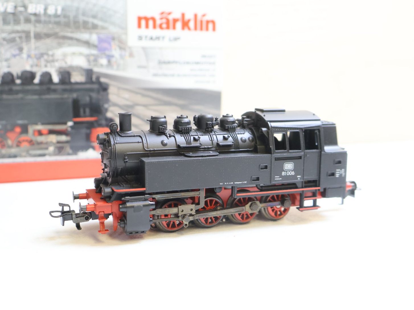 Märklin Modellini di ferrovie: Märklin Digital Dampflok BR 81 - MFX 36321 – Difettoso da Winterthur venduto da Monstera