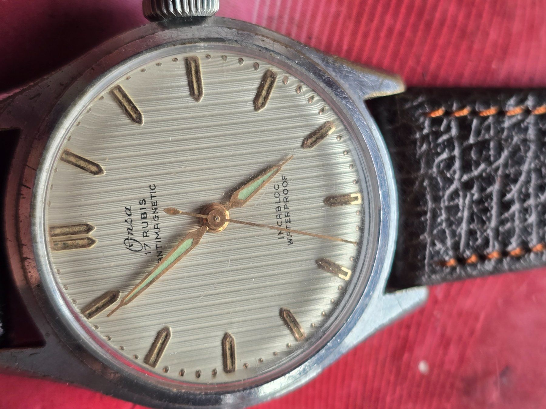 Orologi: 182 Onsa Pyjama 17 Rubis Antimagnetique – Usato da Muri AG venduto da Corredor 3