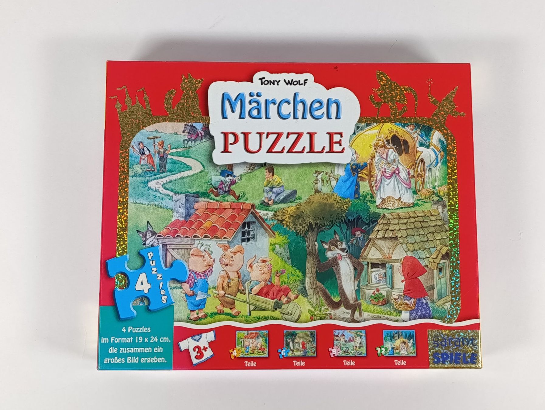 Puzzle: TONY WOLF 4 puzzle de contes – Usato da Thielle venduto da Plusvalue_Neuchatel