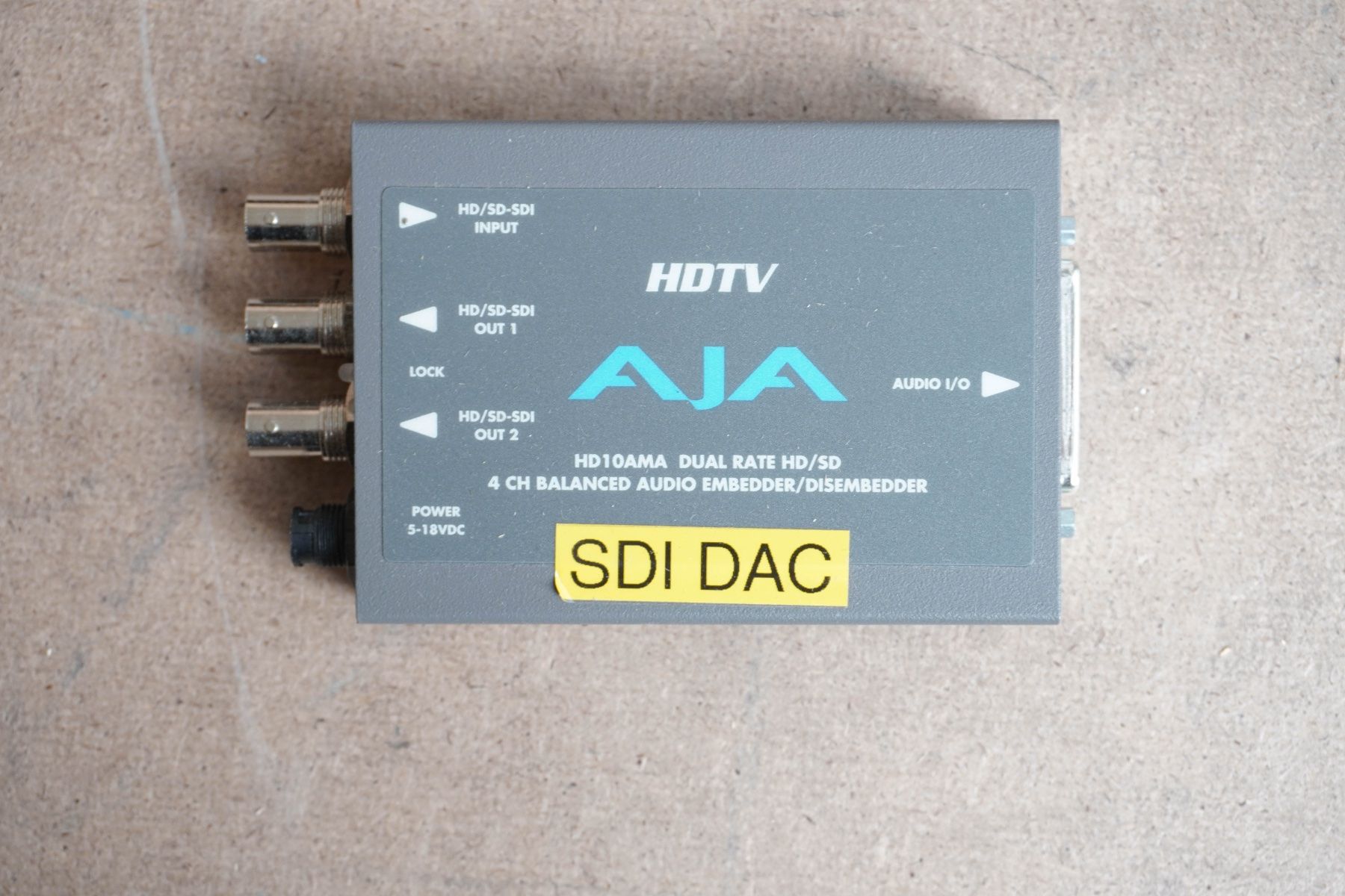 Convertitori: AJA HD10AMA HD/SD 4-Channel Analog Embedder/Disembedder – Usato da Zürich venduto da reMaterial 1