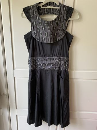 Traumhaftes Skunkfunk Kleid, M, schwarz, Top Zustand!