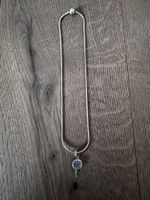 Pandora Halskette mit Schloss-Anhänger, Silber, Top Zustand