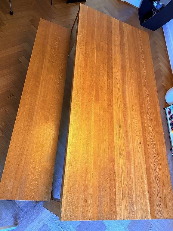 Tavoli: Esstisch Eiche 220x100 mit Bank + Platten - SUPER – Usato da Basel venduto da mar_w7l9 3