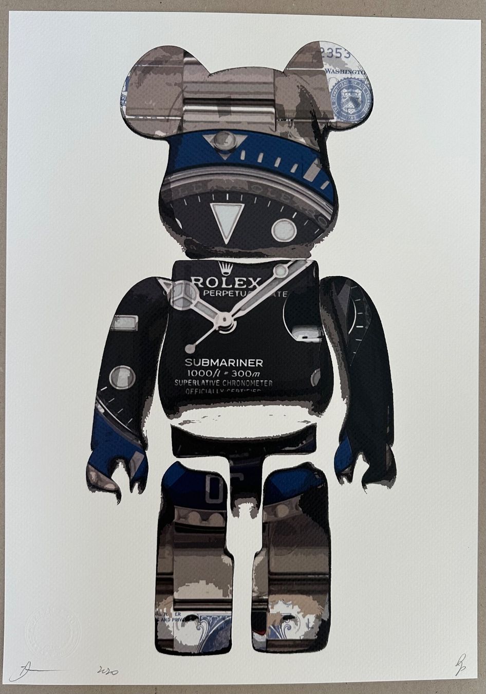 Grafica & Litografie: Death: Rolex Bearbrick, POP Art, signiert – Nuovo (secondo la descrizione) da Meilen venduto da Smgdesign