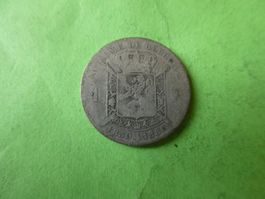 Belgien 1880, 1 Franc  Silber