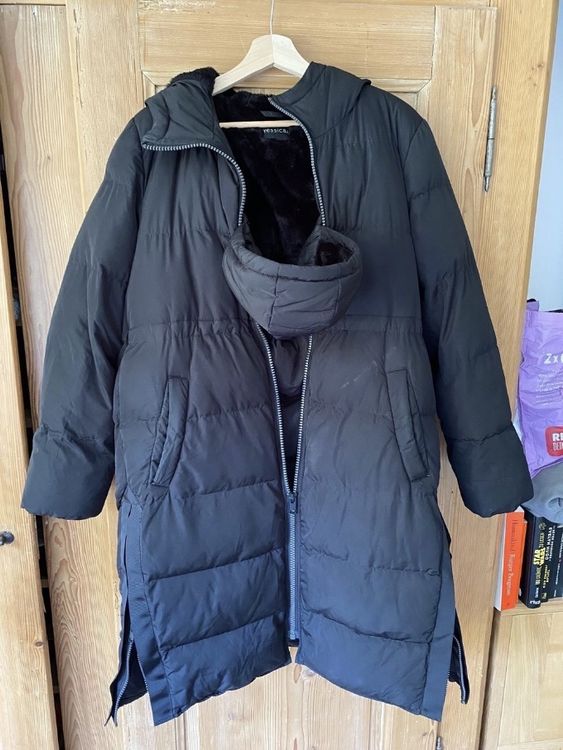 Warme Winterjacke Umstandsjacke Winter Trageeinsatz Jacke Mit