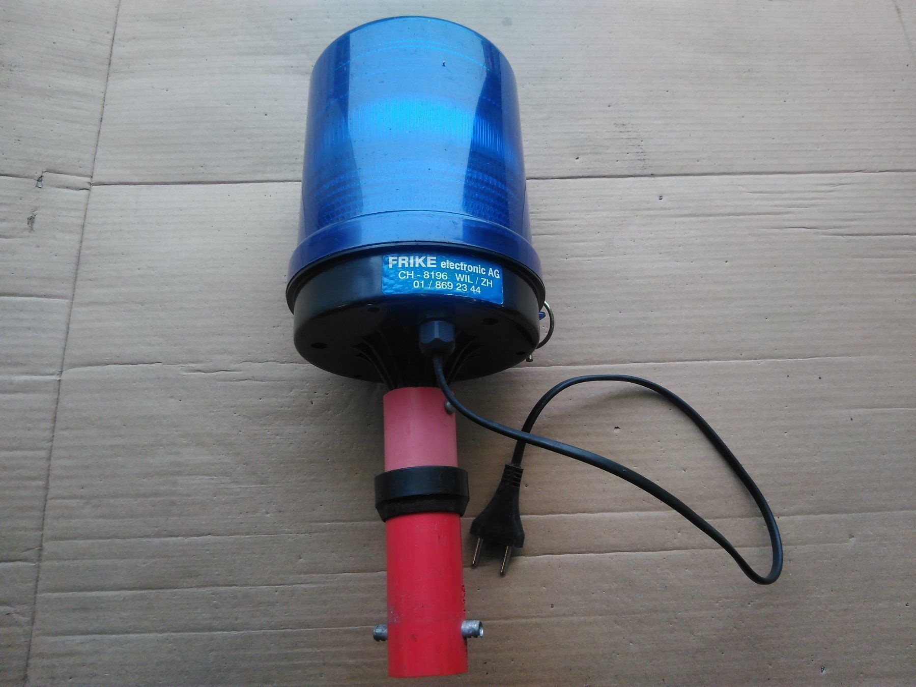 Lampade: Beacon-Kranleuchte 220 Volt Blau – Usato da Zihlschlacht venduto da Kreis68