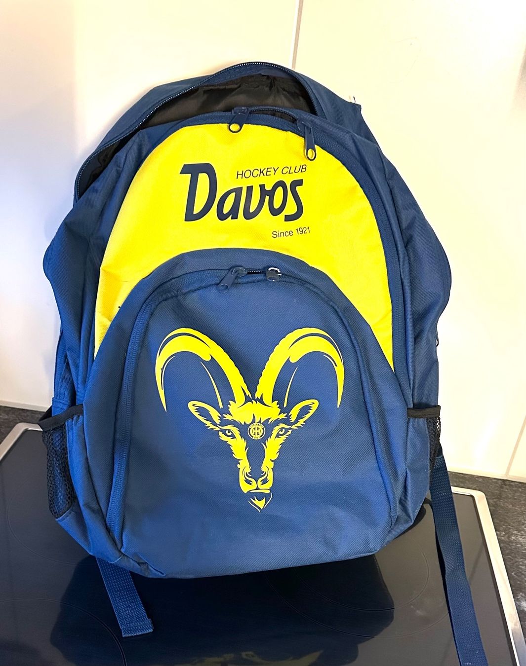 Canottiere & Pantaloni: Rucksack HCD Davos EisHockey Club Davos – Usato da Zürich venduto da brazerola