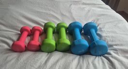 Hanteln Set 1kg, 2kg, 3kg pro Paar, für dein Home-Workout