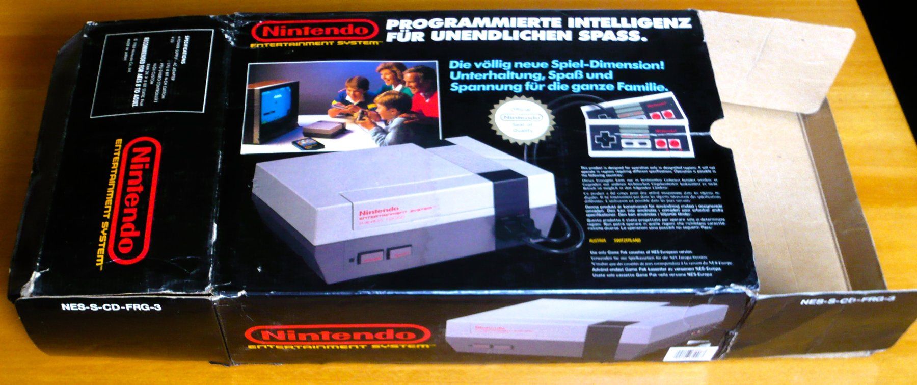 Nintendo Konsolen: NES: Console + Boîte + Manuel + câbles élect/TV + 2 manettes – Gebraucht aus Onex von Jaguar1986 4