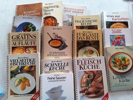 15 STK DIVERSE BETTY BOSSI KOCHBÜCHER