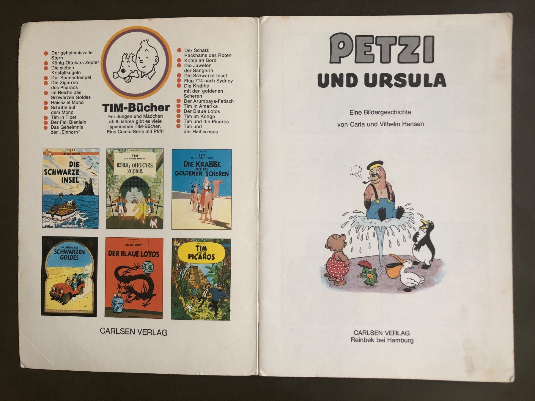 Libri: Buch Petzi und Ursula – Usato da Nunningen venduto da anclaudia 1