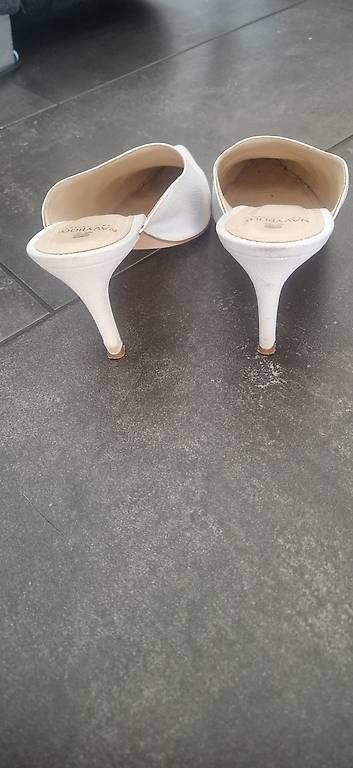 Chaussures femmes: Mules blanches NAVYBOOT à bout pointu.  Pointure 39 – D'occasion à Chavornay par Aglianico 2