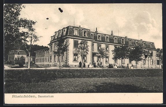 Cartoline postali: AK Rheinfelden, Sanatorium, 1906 – Usato da Berlin venduto da bartko-reher