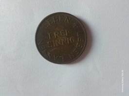 Rar Jeton Token der FDP Grossratswahl in Bern 1954 - Messing