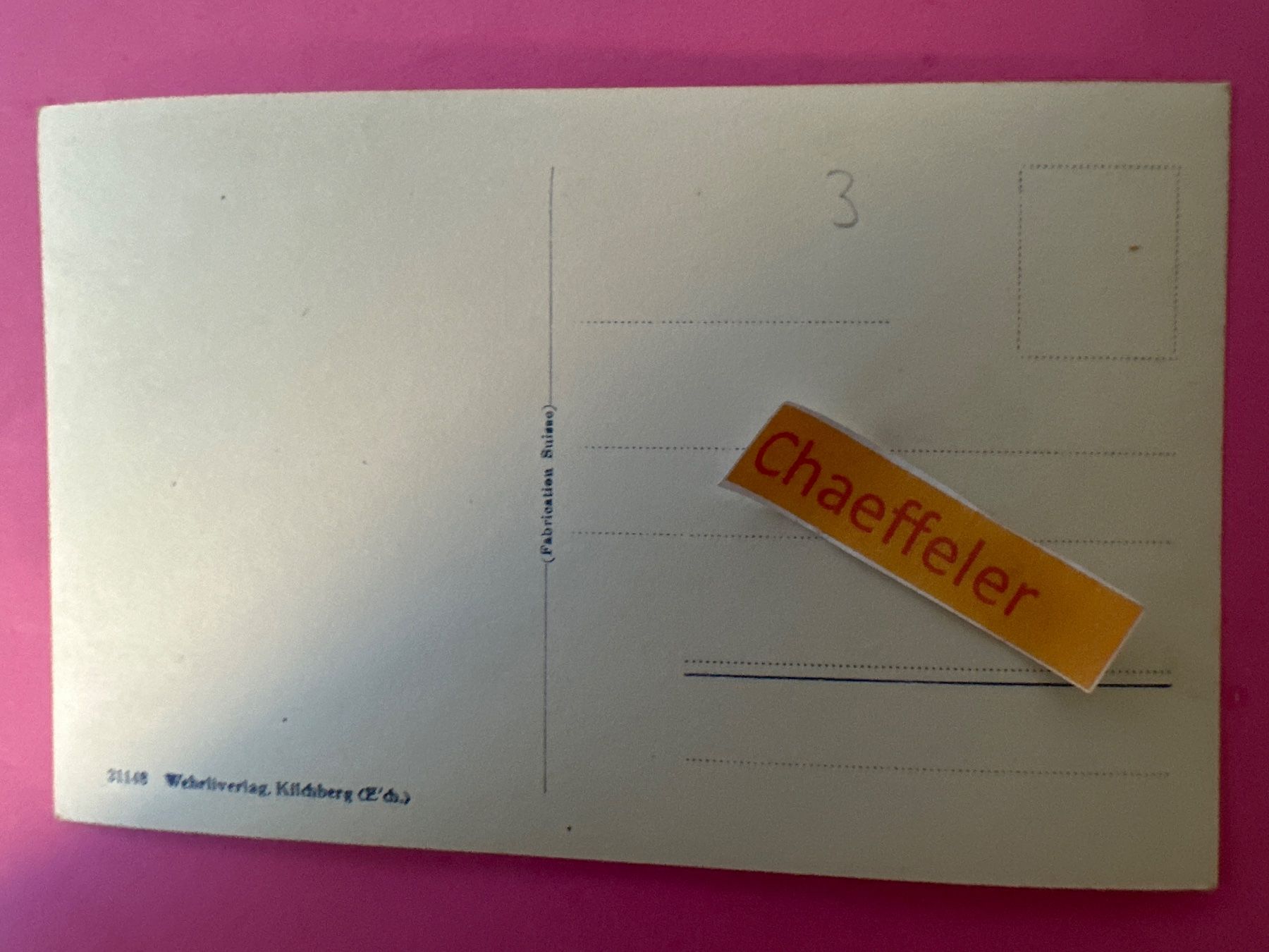 Cartoline postali: Schwendisee - Ober - Toggenburg – Usato da Zürich venduto da Chaeffeler 1