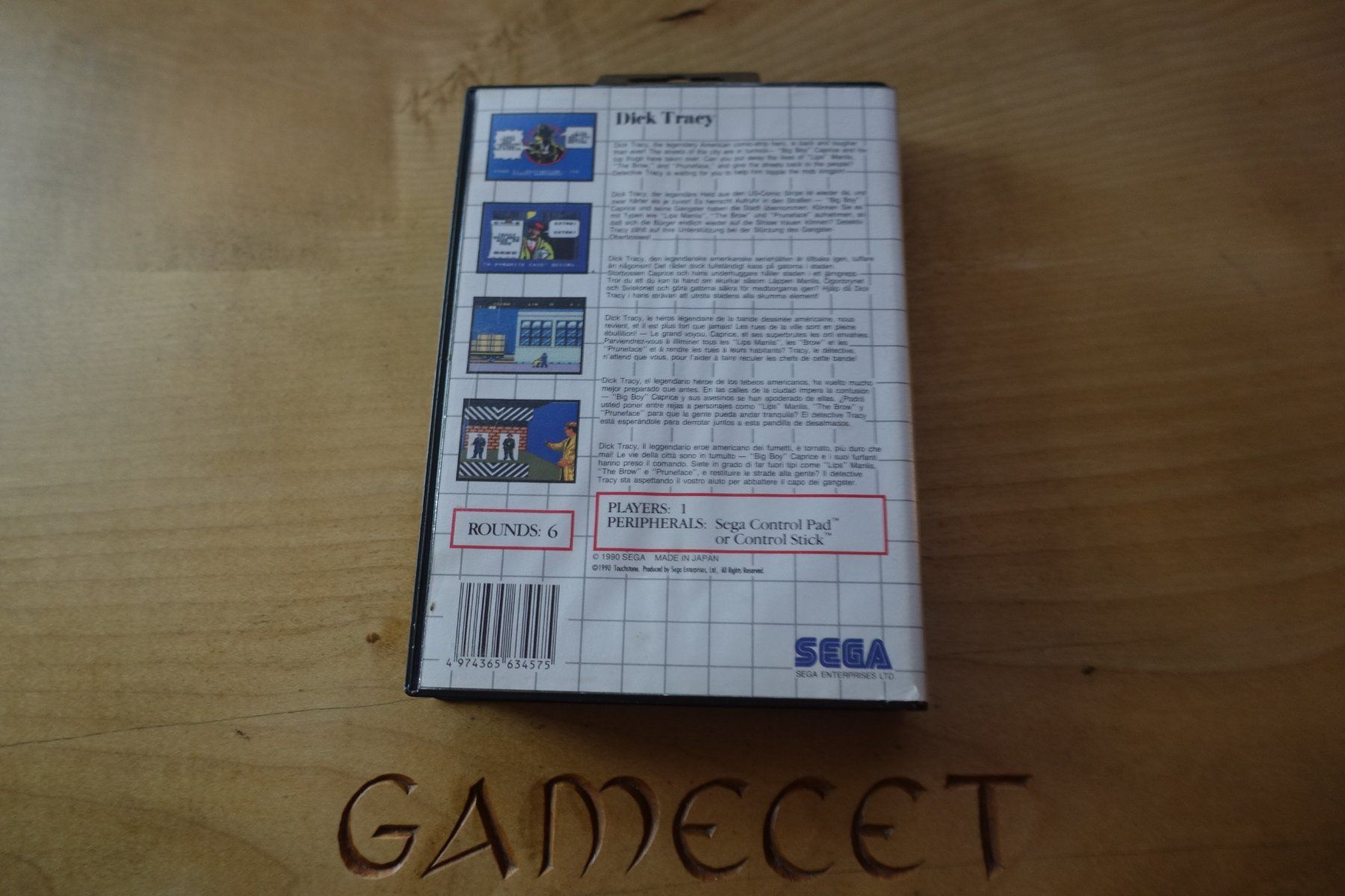 Sega Spiele: Dick Tracy - Master System – Gebraucht aus Steinach von Gamecet 2