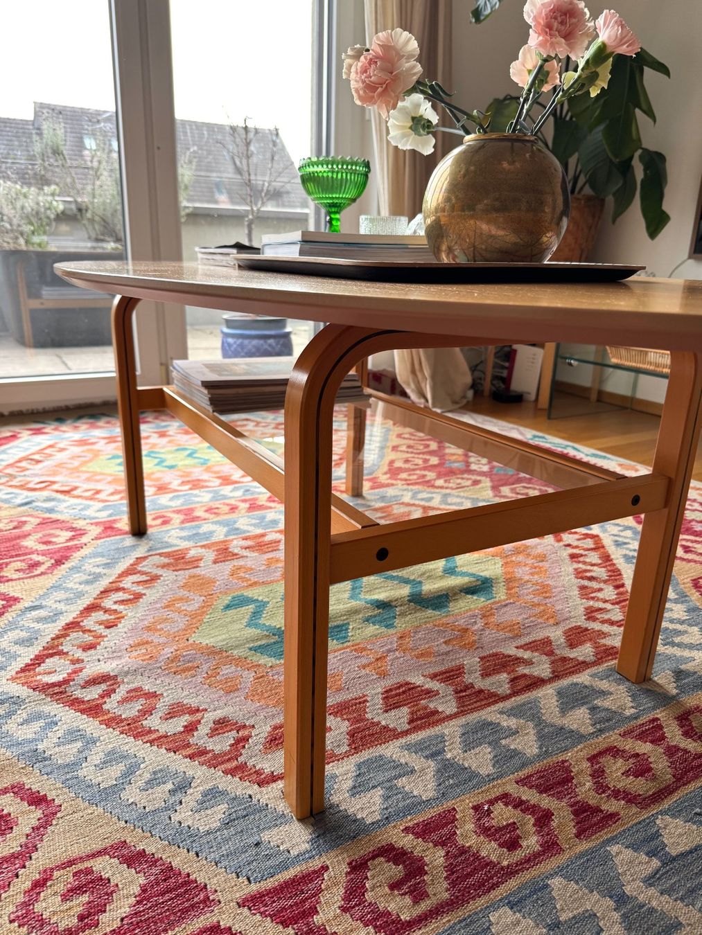 Ikea Tische: Vintage Ovaler Buchenholz Couch Tisch – Gebraucht aus Mettmenstetten von sagavintage 1