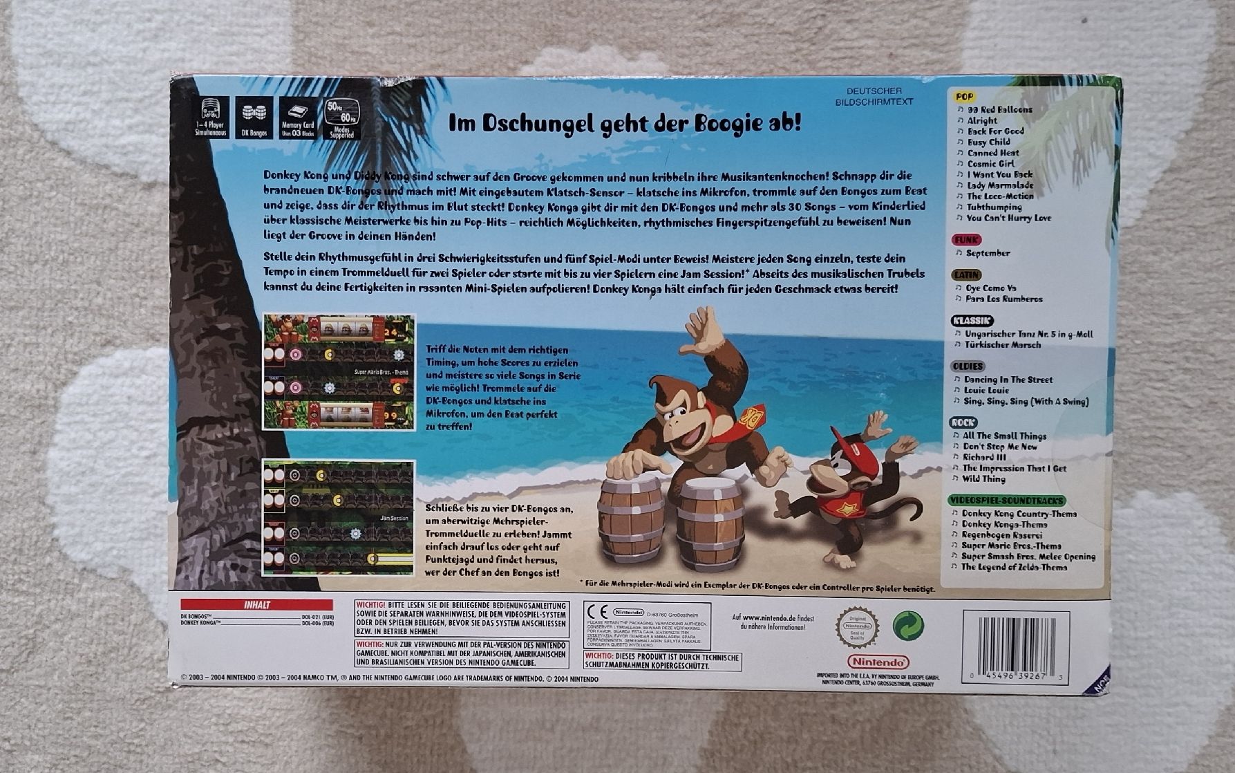 Giochi: Donkey Konga Pak - Neu – Nuovo e nell'imballaggio originale da Nottwil venduto da Jonbo9 1