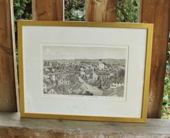 Paul Wyss Litho Rüti ZH um 1900 handsign. 109/160 gerahmt