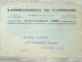 TR97 Enveloppe + Timbre France 1930
