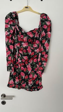 🌹Blumenkleid Minikleid Partykleid Sommerkleid Gr. 36🌹