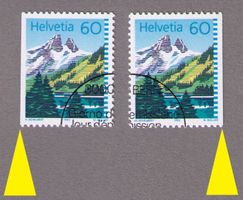 1993_837H1+2_Markenheft Bergsee_Einzelm._ET 19.1.93 BERN !