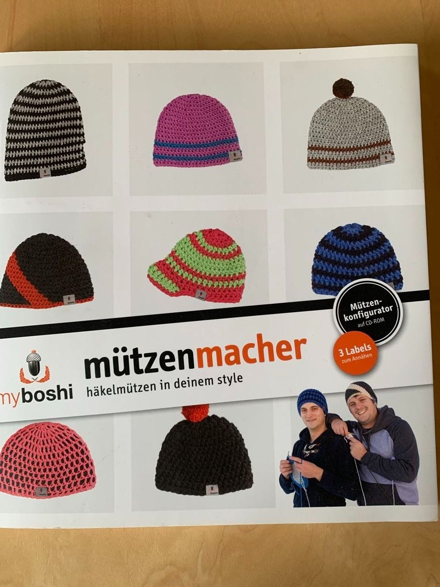 Libri: Myboshi Mützen selbermachen - Häkelbuch + Labels – Nuovo (secondo la descrizione) da Galgenen venduto da Waldliesel