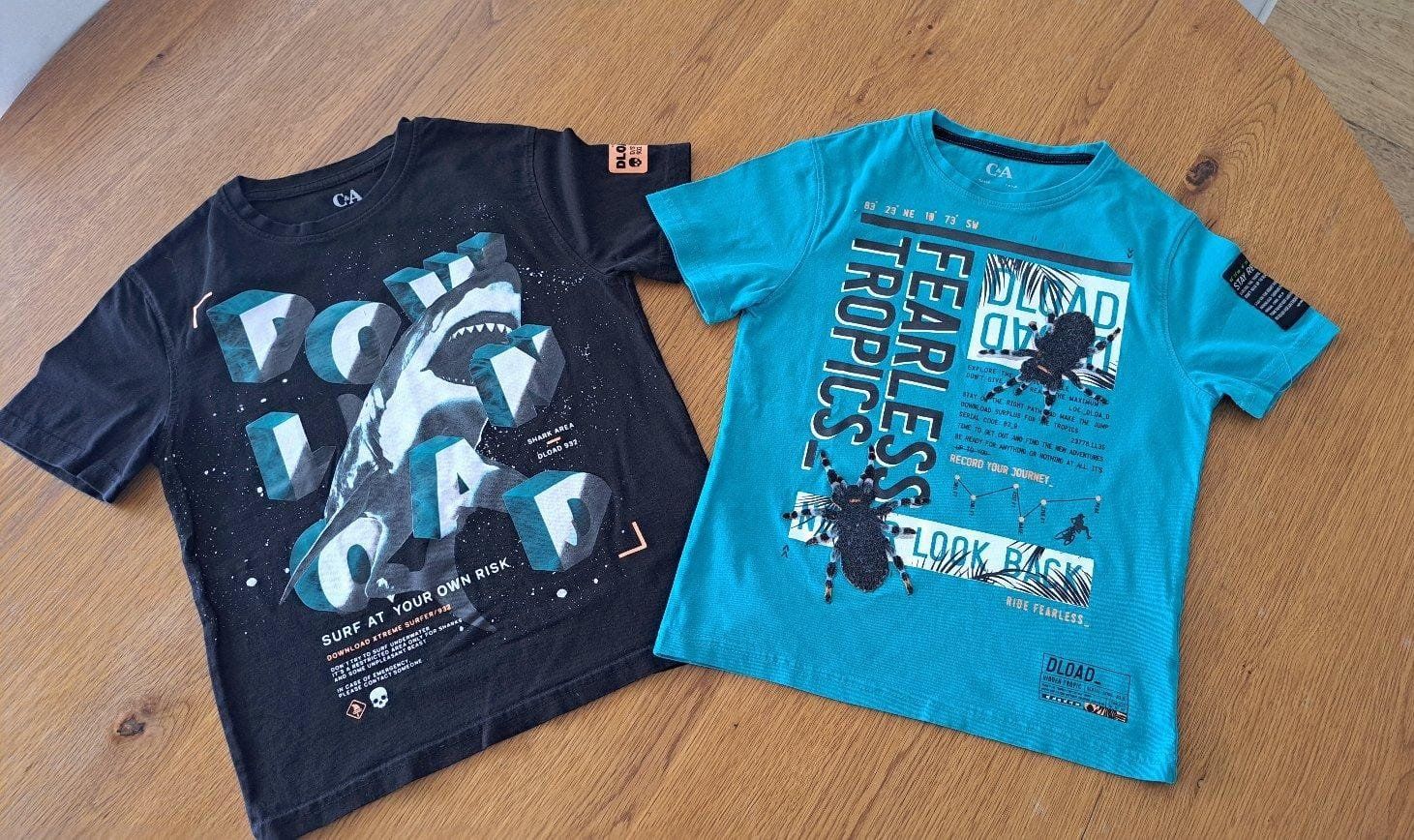 C&A Hemden, T-Shirts & Polos: 2x T-Shirt von C&A, Gr.7-8 Jahre, Top Zustand! – Gebraucht aus Massagno von Michaela.F