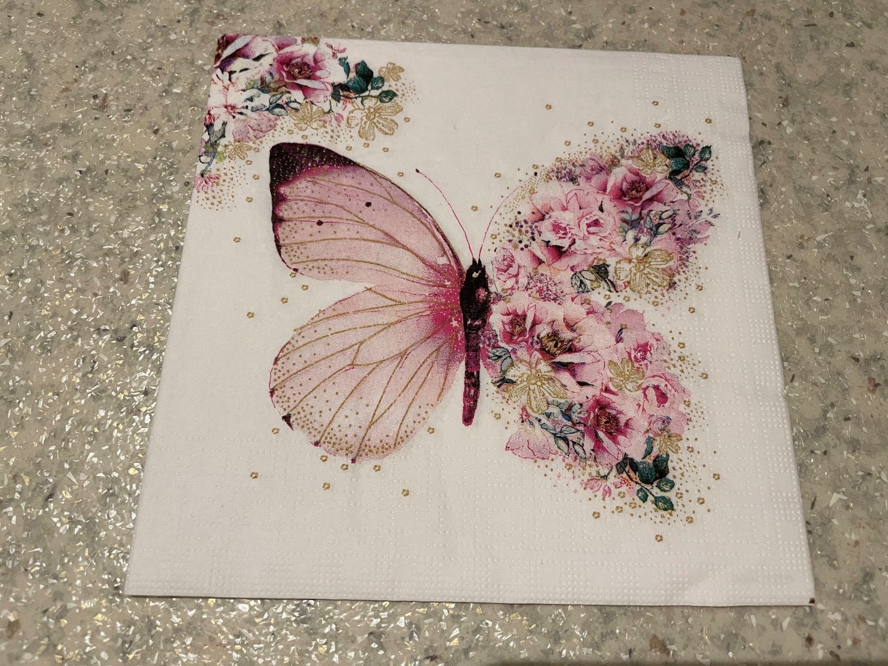 Tovaglioli: 2 Servietten Blumen 33x33 cm – Nuovo (secondo la descrizione) da Pfäffikon ZH venduto da rue78