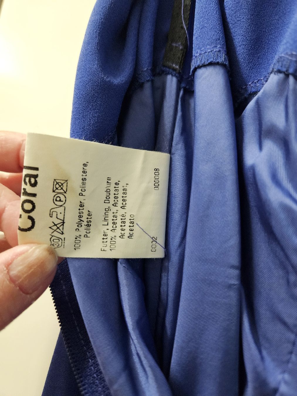 Kleider: Coral Kleid blau Grösse 36 elegant – Gebraucht aus Widen von Calgary 5