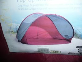 Pop-UP Zelt in bordeaux
