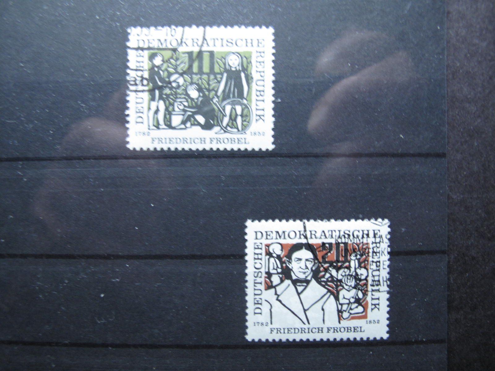 Tutti i francobolli: DDR 1957 Friedrich Fröbel gest. – Usato da Wil SG venduto da fva01