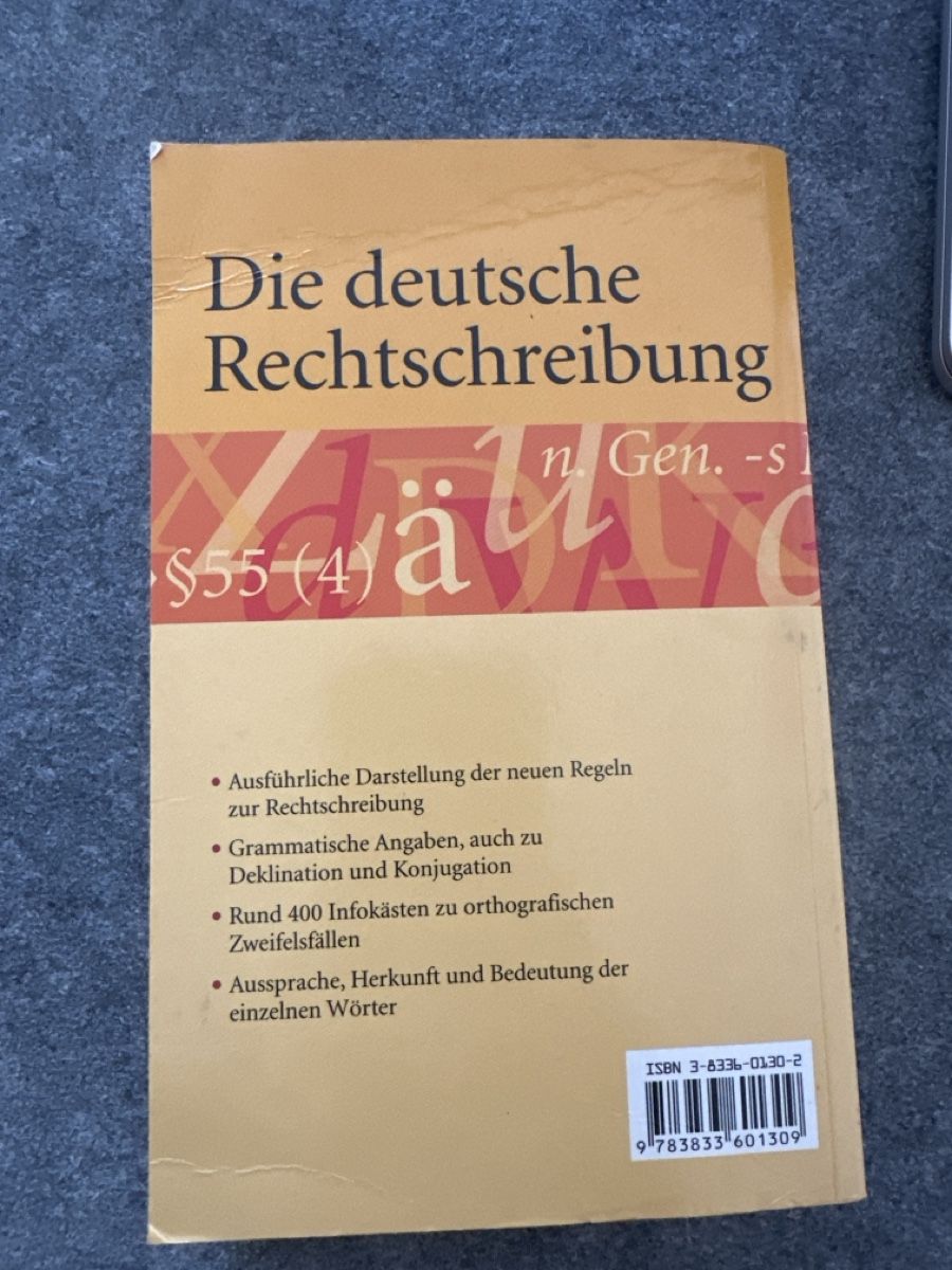 Bücher: Deutsche Rechtschreibung – Gebraucht aus Bern von Stefanieaebi 1