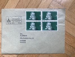 1948, 100 Jahre schw. Bundesstaat - Nr. 281 mit Abart