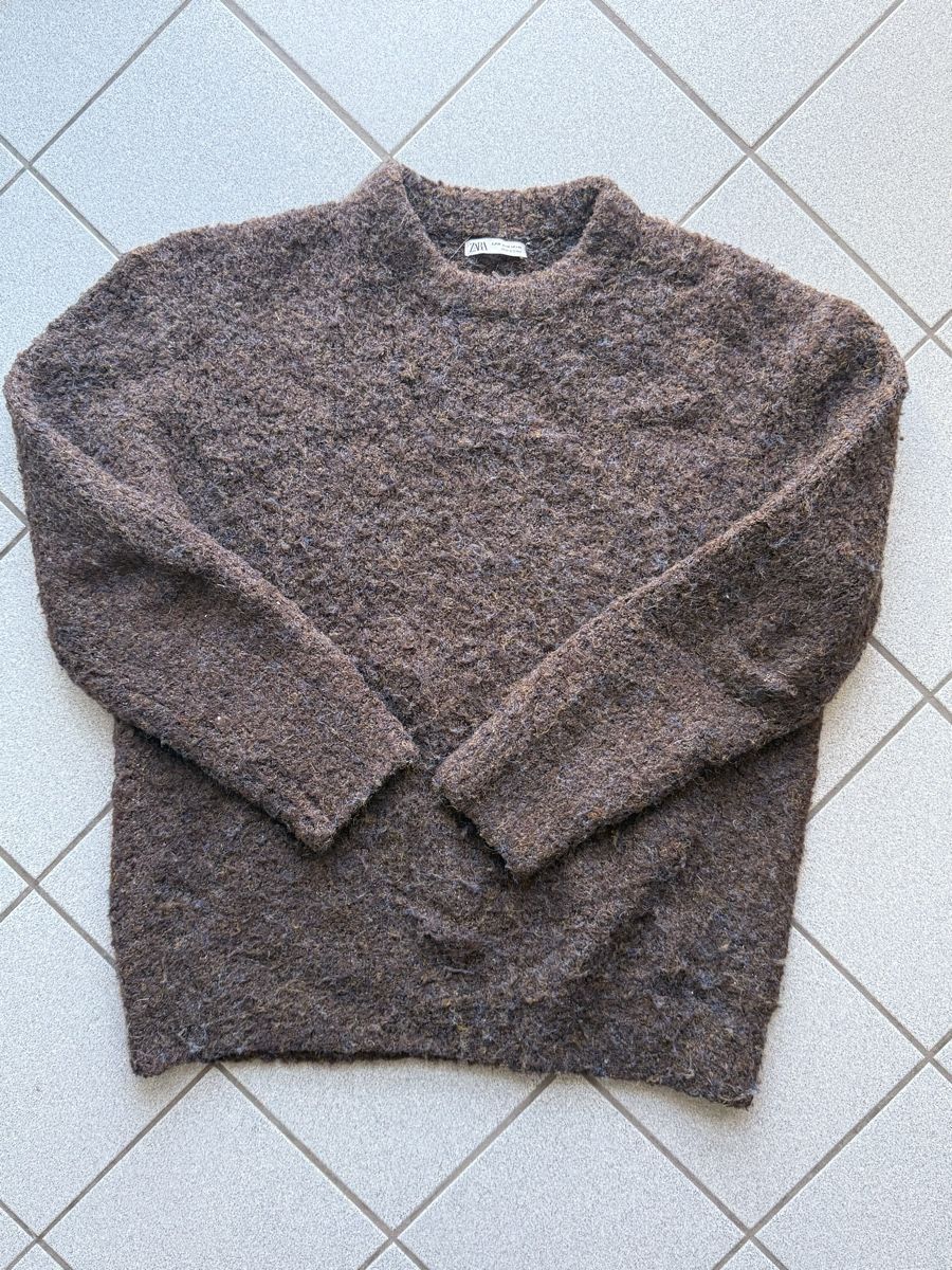 Zara Pullover & Sweatshirts: Zara brown textured knit sweater. Size M. Fall. Chic! – Gebraucht aus Genève von rem_q9k9