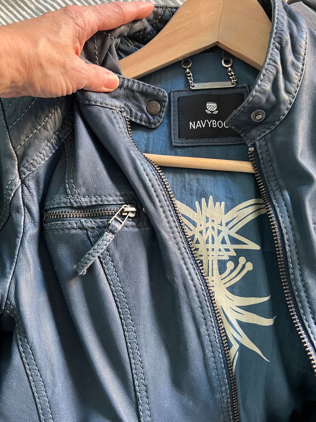 Navyboot Giacche: Navyboot Lederjacke – Usato da Wettingen venduto da behave2807 1