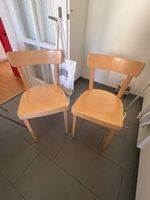 Vintage beizenstühle 2 stück