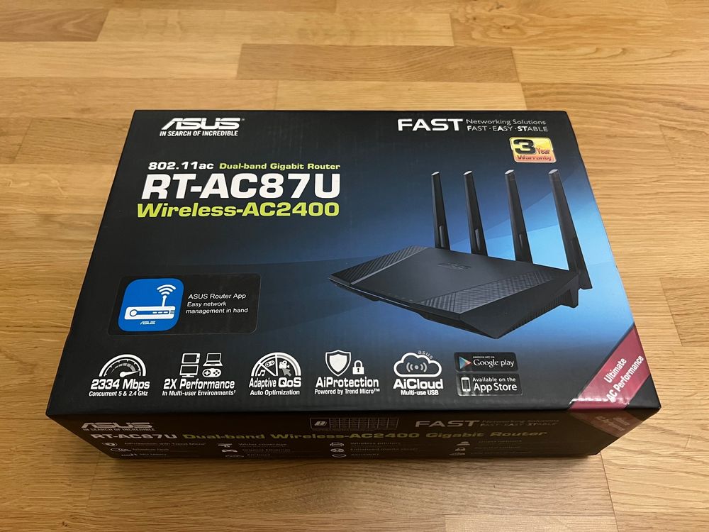 ASUS RT-AC87U Dualband Gigabit Router | Kaufen auf Ricardo