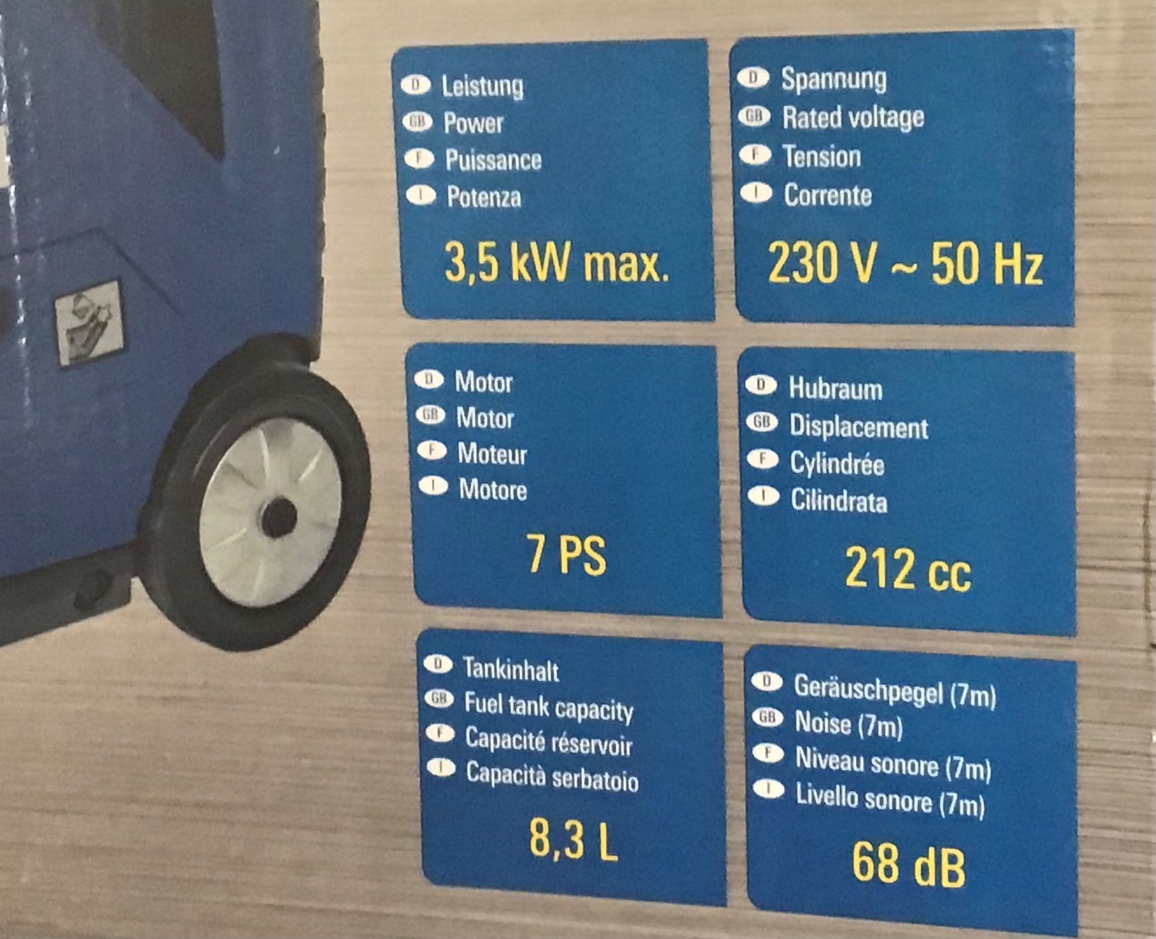 Generatori di corrente: Generator . Neu und ungebraucht . Arwin – Nuovo e nell'imballaggio originale da Mitlödi venduto da Rauti 1