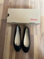 Bata Ballerinas in Schwarz (Grösse 39; ungetragen)