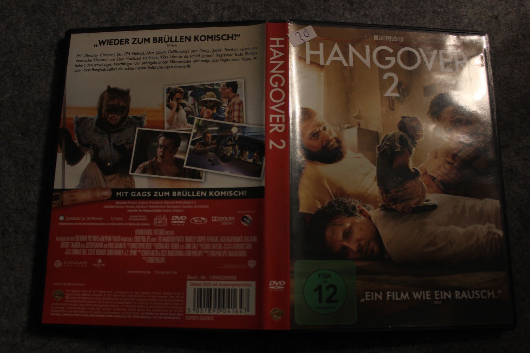 Tutti i DVDs: Hangover 2 (DVD) ( 30) – Usato da Geroldswil venduto da Schlumpfine1973