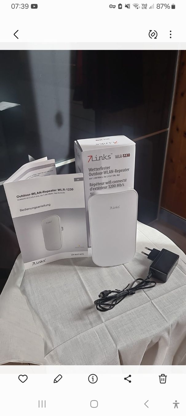 Amplificatori: WLAN Verstärker  Outdoor – Nuovo (secondo la descrizione) da Hunzenschwil venduto da Bangeli