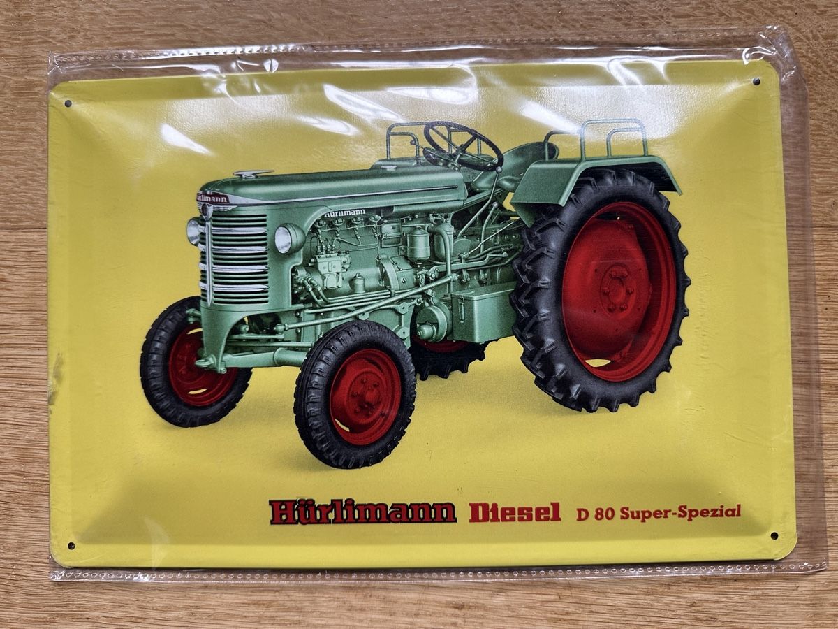 Insegne: Hürlimann diesel schlepper Traktor Oldtimer classic d 80 – Nuovo (secondo la descrizione) da Reinach AG venduto da rares75