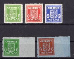 R6108  /  Guernesey 1941 taxes neufs XX