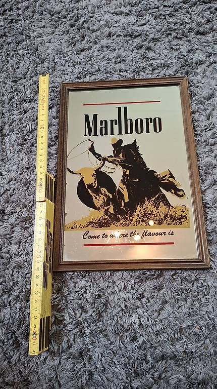 Specchi: Spiegel / Reklame Marlboro – Usato da Effretikon venduto da pelemivella